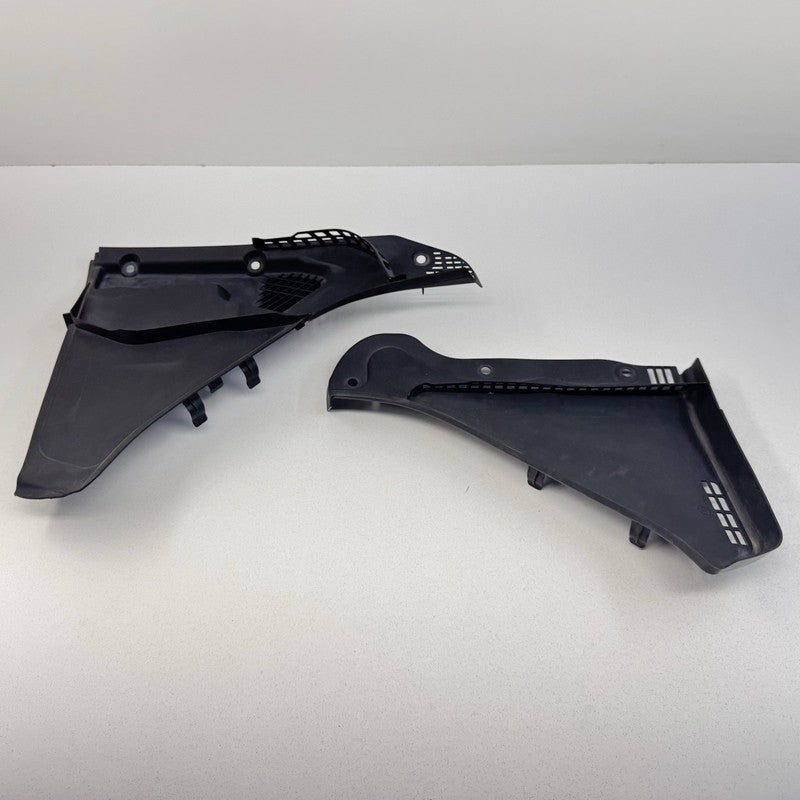 6 987 605 BMW F06 F10 F12 F13 Left & Right Engine Bay Windshield Cowl Cover Trim Pair OEM