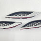 670028905 14-22 MASERATI GHIBLI RIGHT FRONT FENDER AIR VENT GRILLE COVER TRIM SET OF 3 OEM