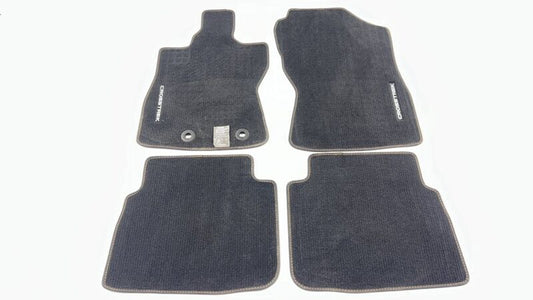  24-25 SUBARU CROSSTREK LIMITED CARPET FLOOR MAT SET WITH ORANGE STITCHING OEM