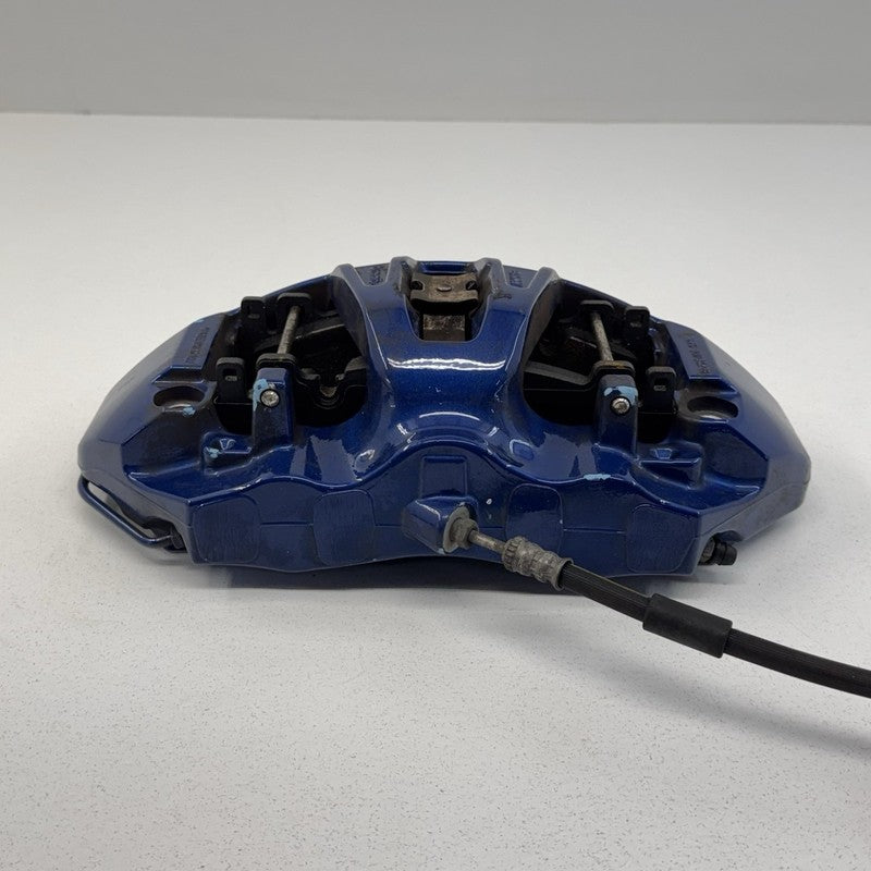 34117845747 12-18 BMW M5 M6 F06 F10 F12 F13 Front Brembo Brake Caliper Pair Blue OEM