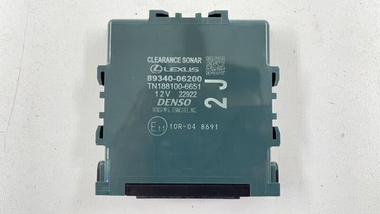 89340-06200 / 89340 06200 / 8934006200 19-22 LEXUS ES300H DRIVER PARK ASSIST CLEARANCE SONAR MODULE 89340-06200 OEM