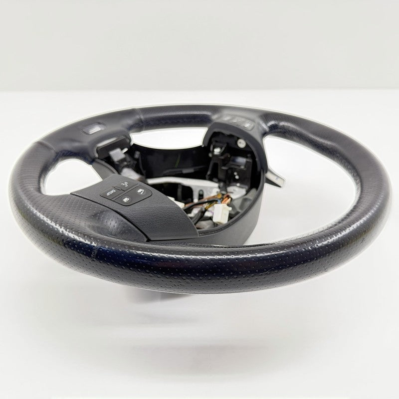 GS120-02380 / GS120 02380 / GS12002380 08-10 Lexus IS F Driver Steering Wheel With Paddle Shifter Leather Black OEM