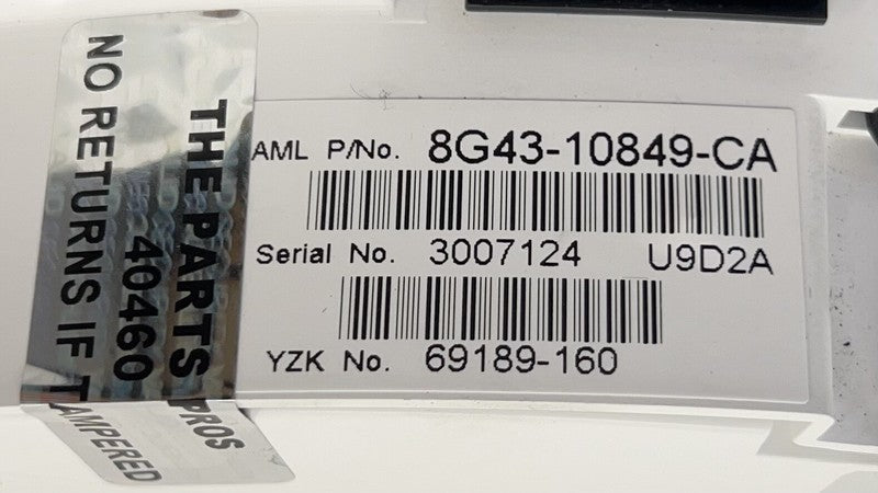 69189-160 / 69189 160 / 69189160 07-17 ASTON MARTIN V8 VANTAGE SPEEDOMETER INSTRUMENT CLUSTER GAUGE 27K MILES OEM