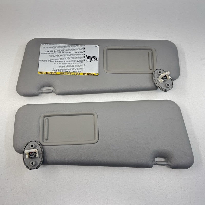 08-13 Toyota Highlander Left And Right Sunvisor Sun Visor Shade Pair OEM
