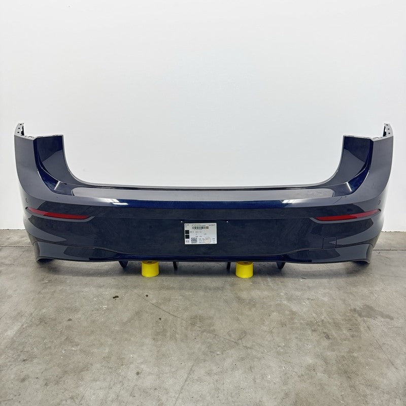 5H6 807 421 B / 5H6807421B 22-24 VOLKSWAGEN GOLF R REAR BUMPER COMPLETE W/ PARKING SENSORS & DIFFUSER OEM