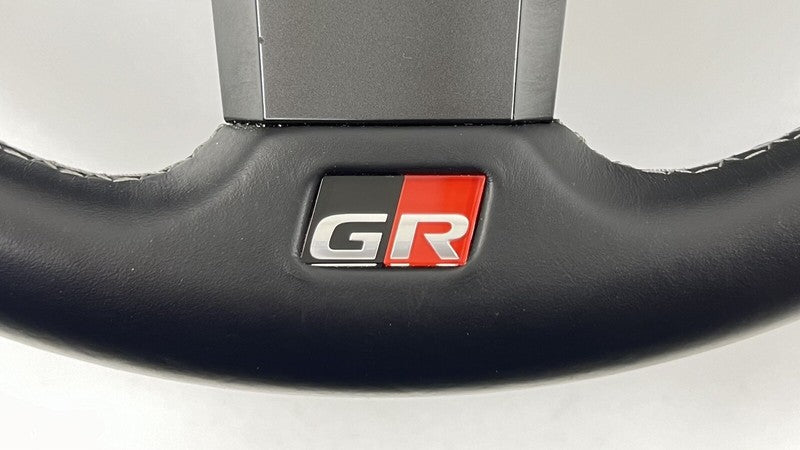 22-24 TOYOTA GR86 DRIVER STEERING WHEEL LEATHER BLACK OEM