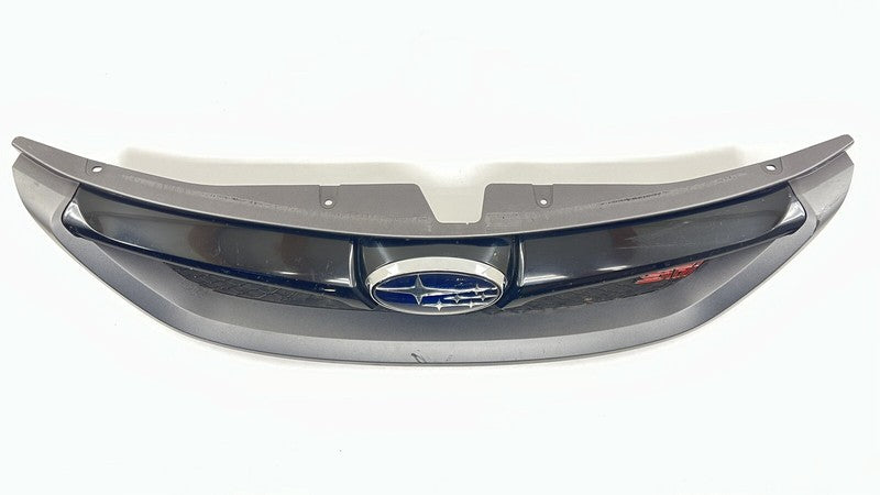 08-14 SUBARU WRX STI FRONT BUMPER UPPER GRILLE TRIM W/ EMBLEM OEM