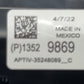 13529869 22-24 CADILLAC CT4 V BLACKWING CENTER CONSOLE USB PORT SD CARD SLOT READER OEM