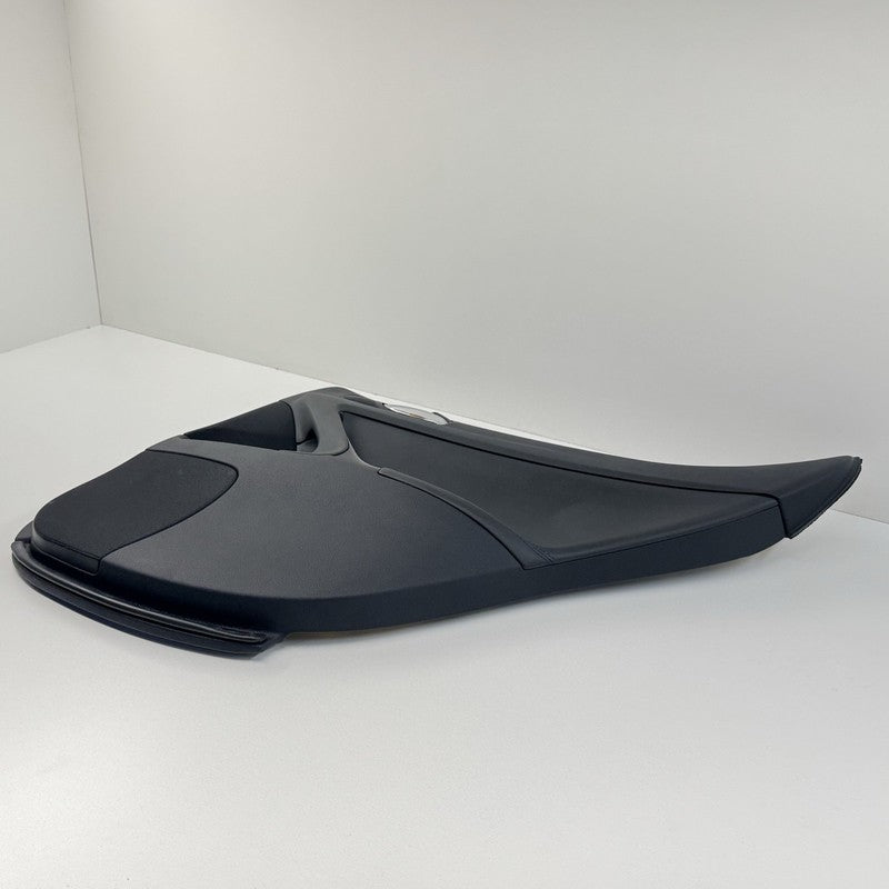 08-14 Lexus IS F Right Rear Door Panel Cover Trim Black With Blue Stitching OEM