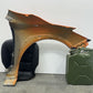 Does not apply 18-23 SUBARU CROSSTREK DRIVER LEFT FRONT FENDER PANEL WITH FLARE ORANGE OEM