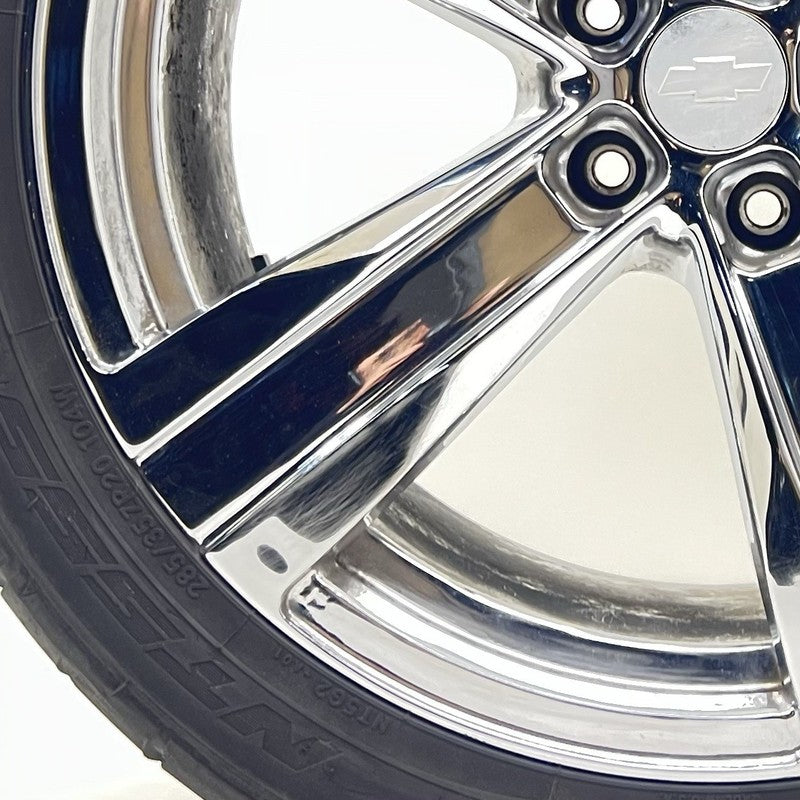 92205114 12-15 CHEVROLET CAMARO ZL1 FRONT WHEEL RIM W/ TIRE 20x8.5 +25 OFFSET FACTORY OEM