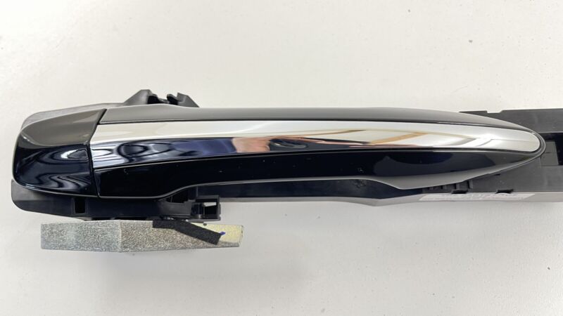 14-22 INFINITI Q50 DRIVER LEFT REAR EXTERIOR DOOR GRAB HANDLE BLACK OEM