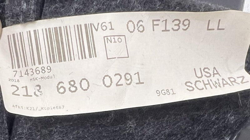 A218 680 02 91 0291 / A2186800291 / 2186800291 12-18 MERCEDES BENZ CLS550 W218 FRONT GLOVE BOX COMPARTMENT WITH KNEE AIR