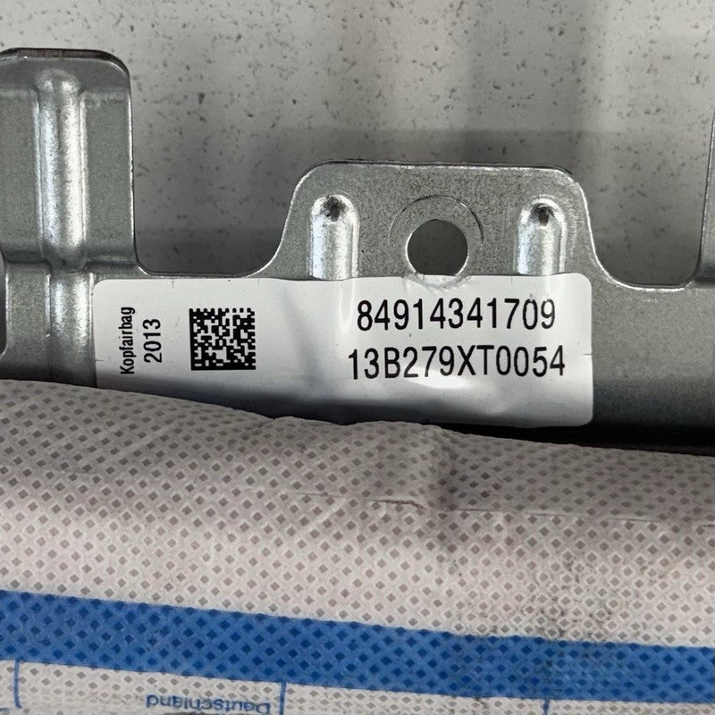 72129143417 BMW M5 528 535 550 F10 Driver Left Curtain Roof Airbag Air Bag SRS OEM