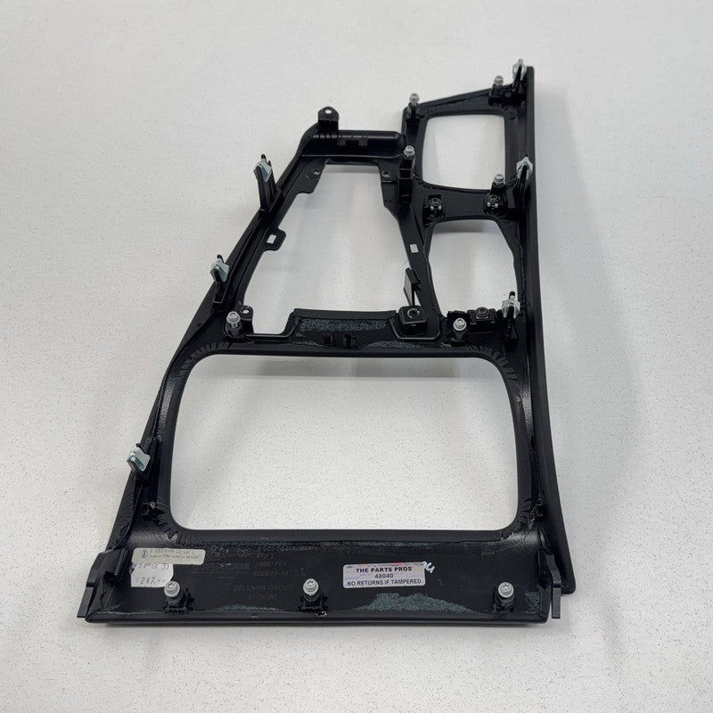 8 050 679 10 / 805067910 12-16 BMW F10 M5 Center Console Shifter Trim Bezel Panel Surround Trim Black OEM