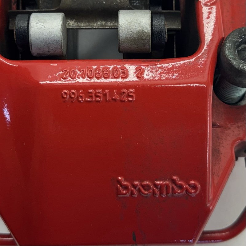 97-12 Porsche 911 996 Boxster Cayman 986 987 Brake Caliper Brembo Set Red OEM