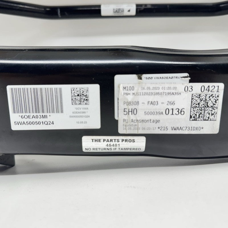 5WA-511-305 / 5WA 511 305 / 5WA511305 22-25 VOLKSWAGEN GOLF R MK8 REAR SUBFRAME CROSSMEMBER CRADLE WITH SWAY BAR OEM