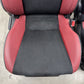 2018 SUBARU BRZ TS SEAT SET FRONT & REAR LEATHER SUEDE RED & BLACK OEM RARE!