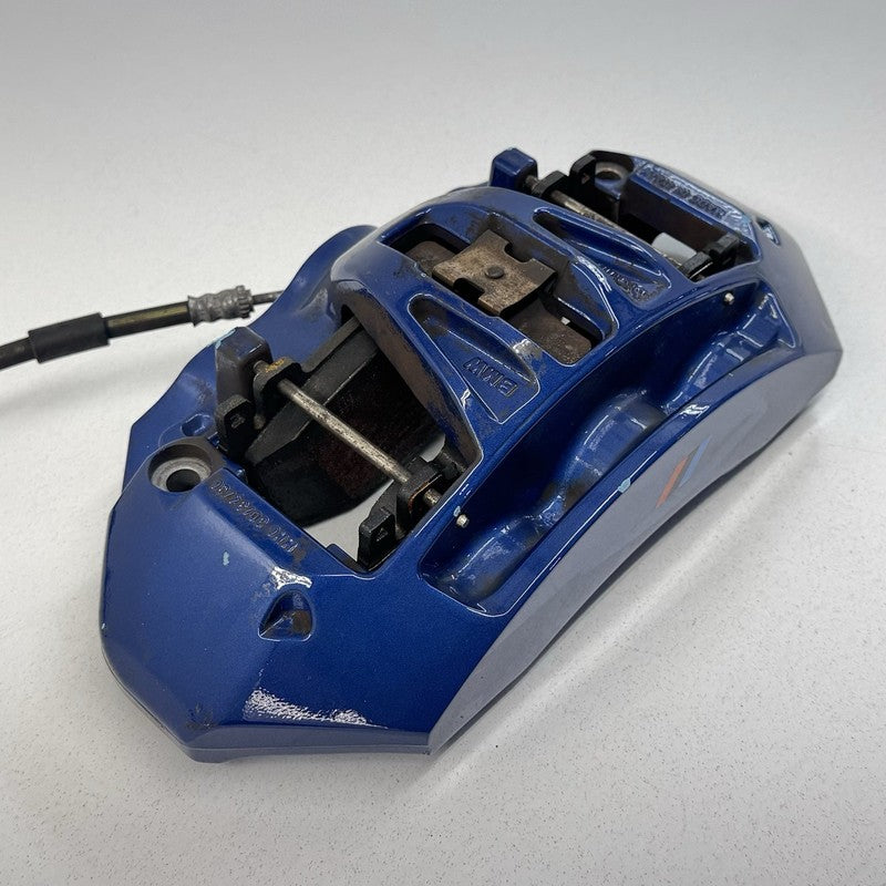 34117845747 12-18 BMW M5 M6 F06 F10 F12 F13 Front Brembo Brake Caliper Pair Blue OEM