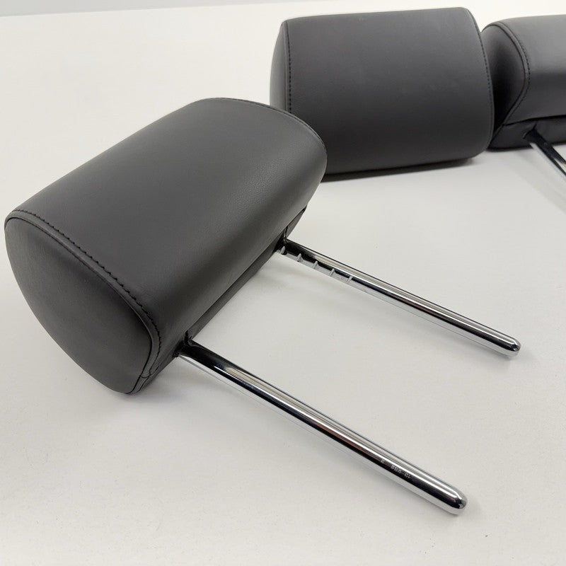 12-16 BMW M5 F10 Rear Seat Back Rest Headrest Head Rest Cushion Set Black OEM