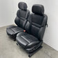 06-10 BMW M6 E63 Front Sport Seat Pair Heated Merino Black Leather OEM