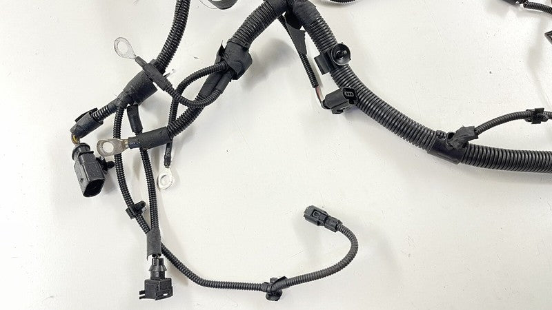 10-13 PORSCHE PANAMERA LEFT FRONT ENGINE BAY HEADLIGHT WIRE HARNESS OEM