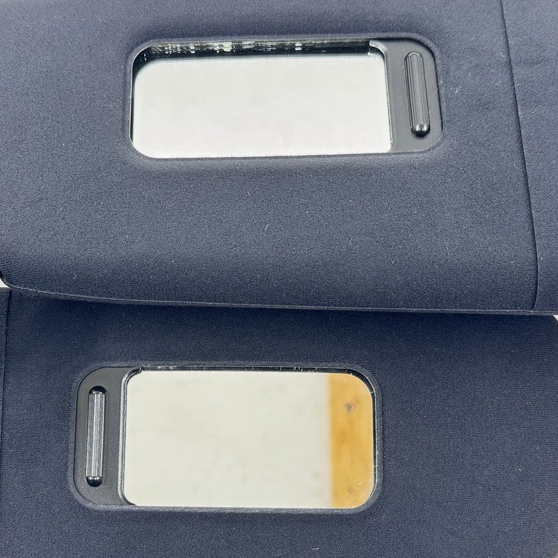 06-10 BMW M6 E63 Coupe Front Sunvisor Sun Visor Shade Black Pair OEM