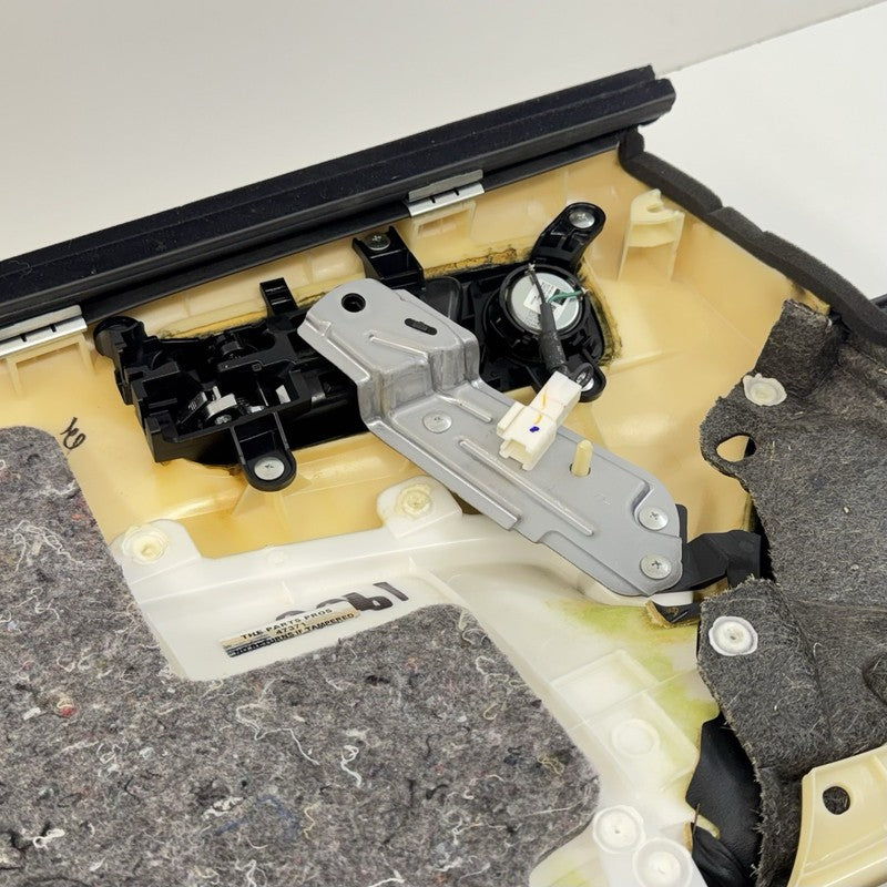 08-14 Lexus IS F Right Rear Door Panel Cover Trim Black With Blue Stitching OEM