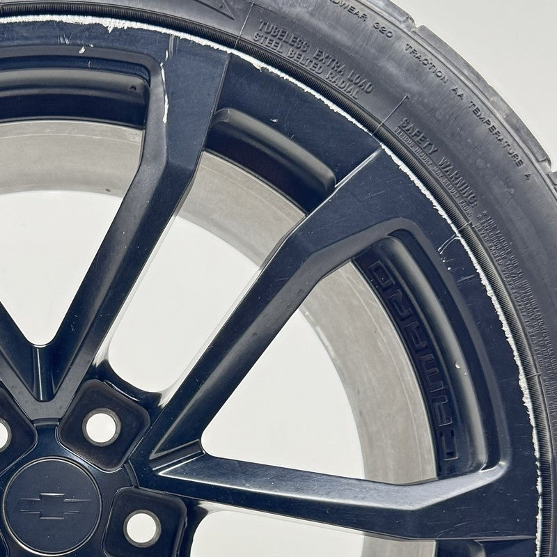 22798742 12-15 Chevrolet Camaro ZL1 Rear Wheel Rim W/ Tire 20x11 +43 Offset Factory OEM