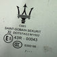 43R-001106 / 43R 001106 / 43R001106 14-23 MASERATI GHIBLI DRIVER LEFT REAR DOOR GLASS WINDOW SINGLE PANE OEM