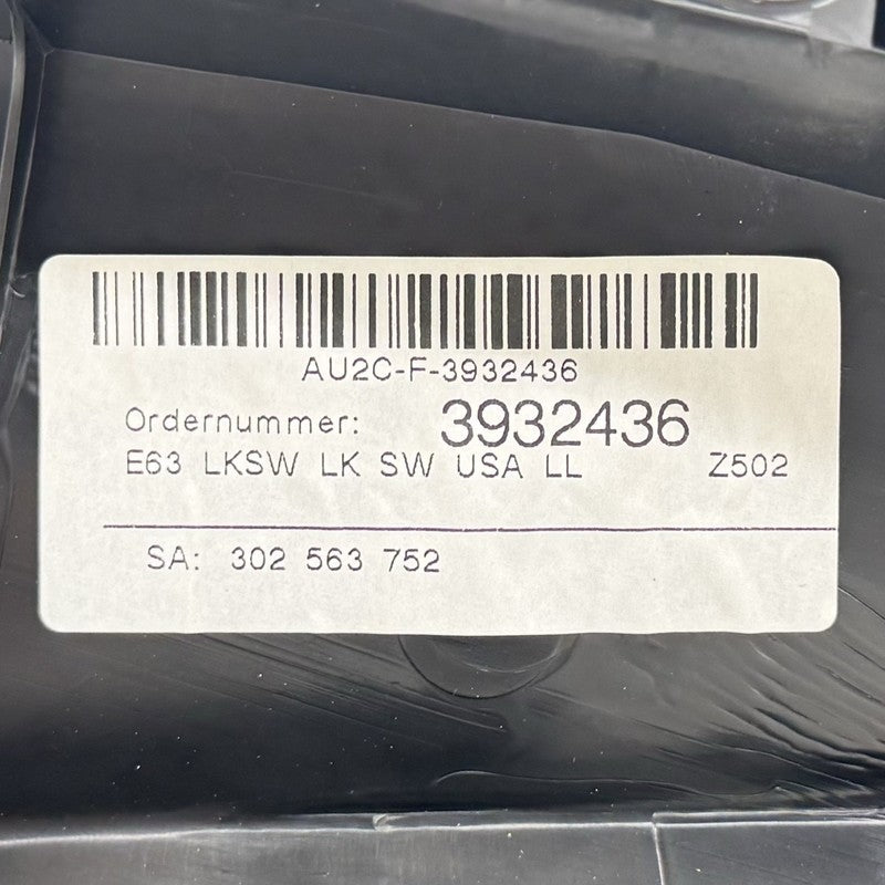 3932436 06-10 BMW M6 E63 E64 PASSENGER RIGHT DOOR PANEL INTERIOR COVER TRIM LEATHER OEM