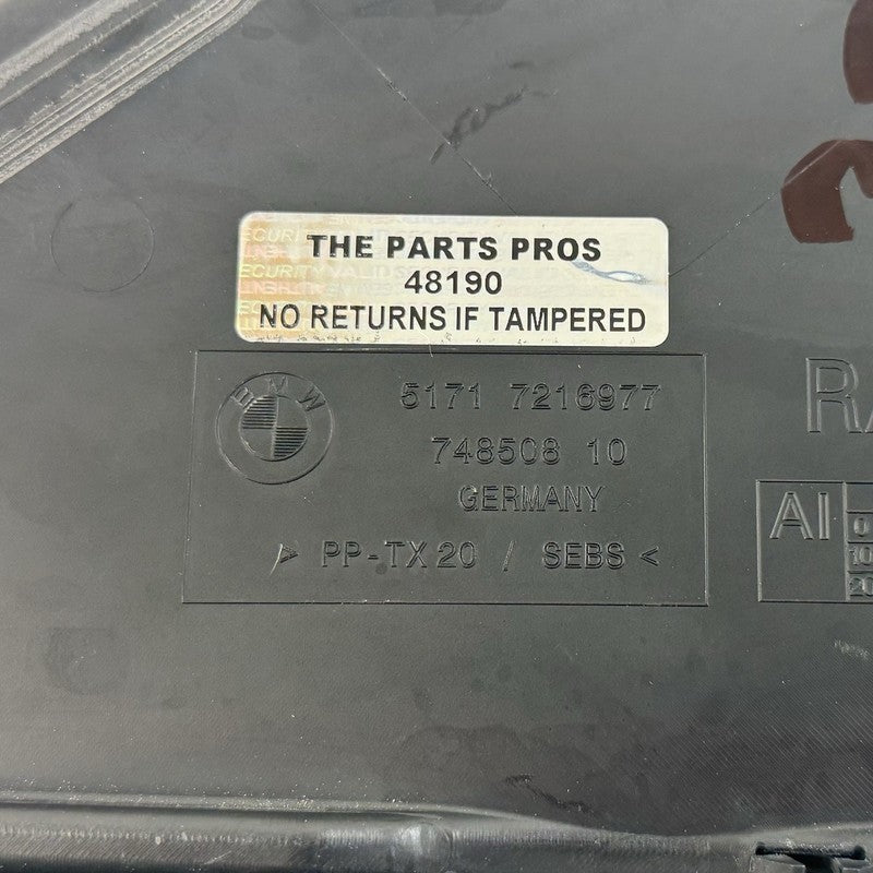 6 987 605 BMW F06 F10 F12 F13 Left & Right Engine Bay Windshield Cowl Cover Trim Pair OEM