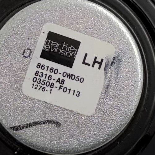 86160-0WD40 / 86160 0WD40 / 861600WD40 06-10 Lexus IS250 IS350 IS F Front And Rear Door Speakers Mark Levinson OEM