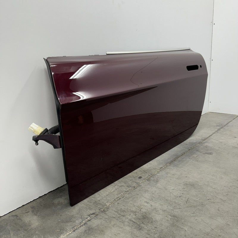 07-17 ASTON MARTIN VANTAGE DRIVER LEFT DOOR SHELL MERLOT RED OEM *NOTE*