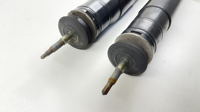 03-09 MERCEDES BENZ E350 W211 LEFT RIGHT REAR ADAPTIVE SHOCK ABSORBER PAIR OEM