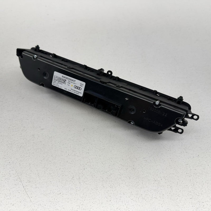 18-25 Audi A4 A5 S4 S5 HVAC AC Climate Control Switch Panel 8W0820043T