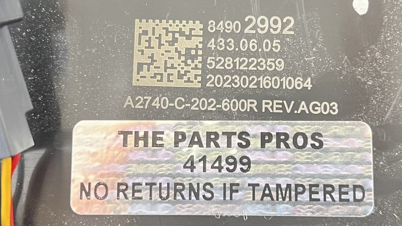 23298802 22-24 CADILLAC CT5 FRONT OVERHEAD CONSOLE LIGHT LAMP CONTROL PANEL DOME OEM