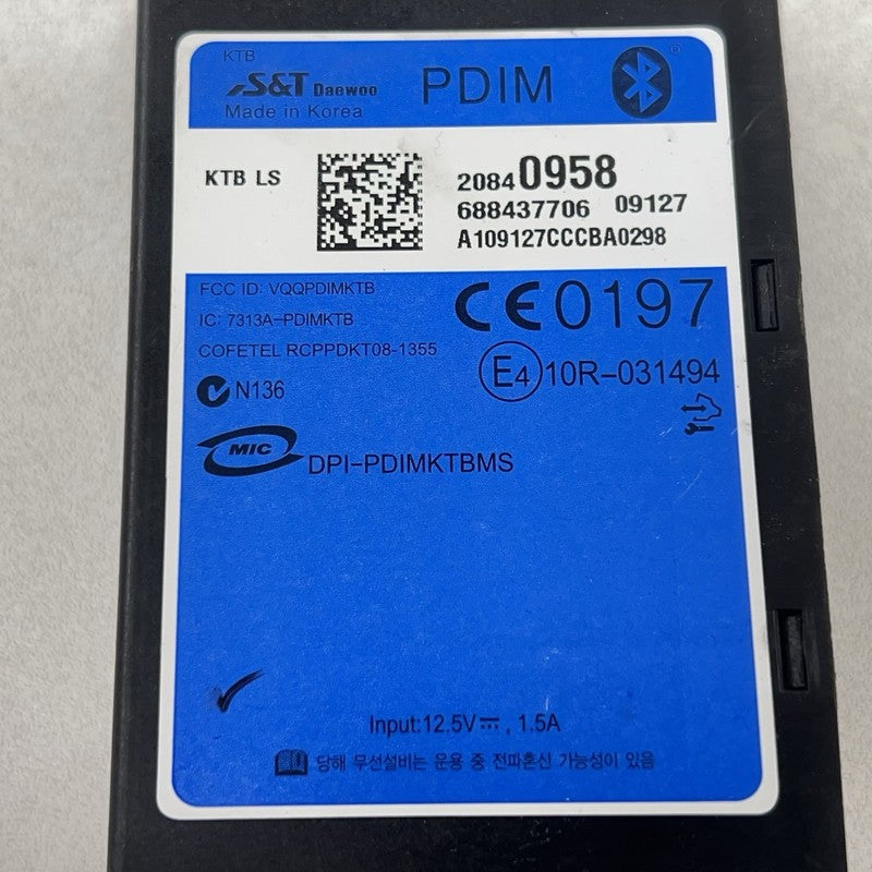 20840958 10-11 CHEVROLET CAMARO SS MULTI MEDIA INTERFACE CONTROL MODULE 20840958 OEM