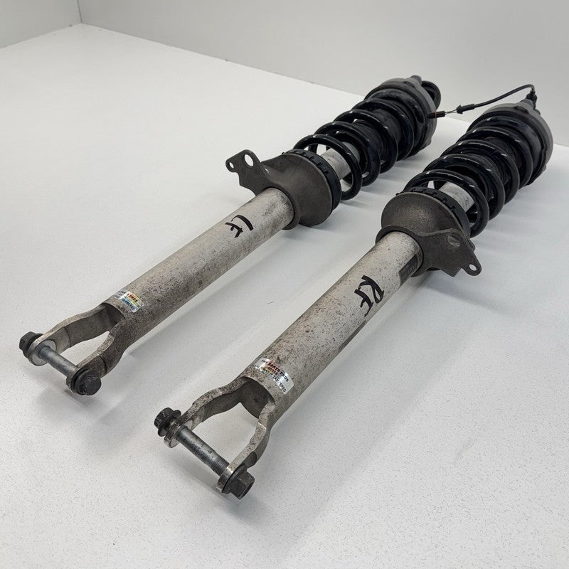 31312284045 12-16 BMW M5 F10 Left & Right Front EDC Shock Strut Absorber Pair 55K Miles OEM