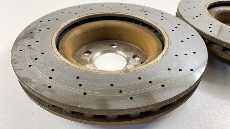 07-13 MERCEDES BENZ S550 W221 FRONT ROTOR DISC BRAKE DRILLED PAIR OEM