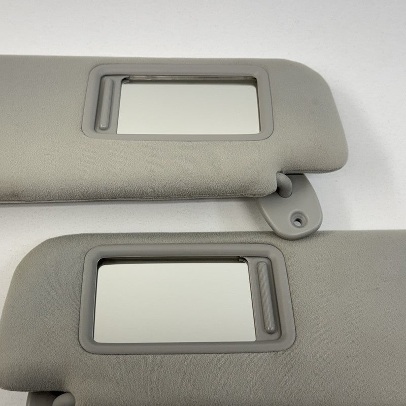 12-17 Toyota Prius V Left & Right Sunvisor Sun Visor Shade Pair Gray OEM