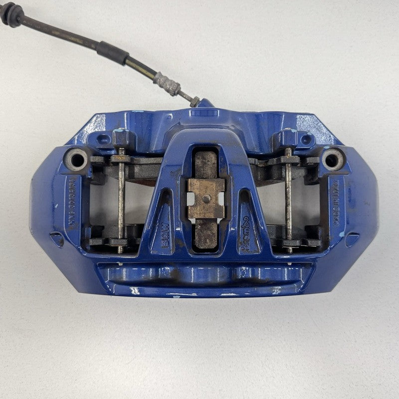 34117845747 12-18 BMW M5 M6 F06 F10 F12 F13 Front Brembo Brake Caliper Pair Blue OEM