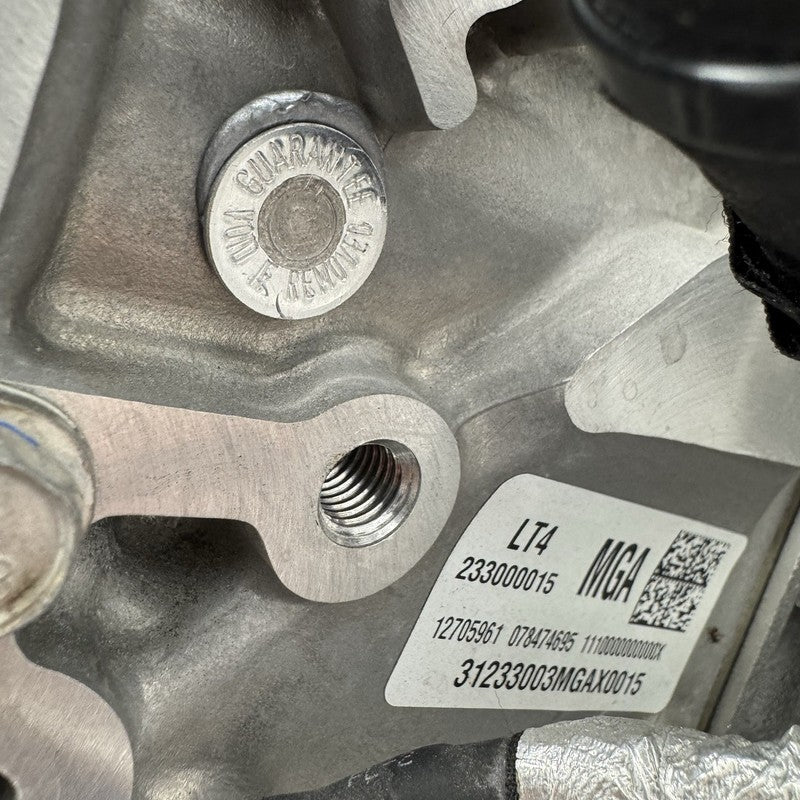 LT4 With Tremec TR6060 Dropout Swap 22-25 CADILLAC CT5 V BLACKWING 6.2L LT4 ENGINE MANUAL TRANSMISSION DROPOUT OEM