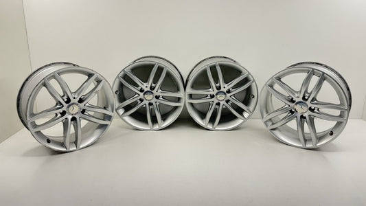 A 204 401 78 02 / A2044017802 / A 204 401 78 02 7802 08-14 Mercedes-Benz W204 C250 C300 C350 Wheel Rim Set 17" Staggered