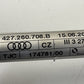 427.260.708.B / 427 260 708 B / 427260708B 11-15 AUDI R8 SPYDER HVAC AC AIR REFRIGERANT HOSE LINE PIPE TUBE 427260708B O