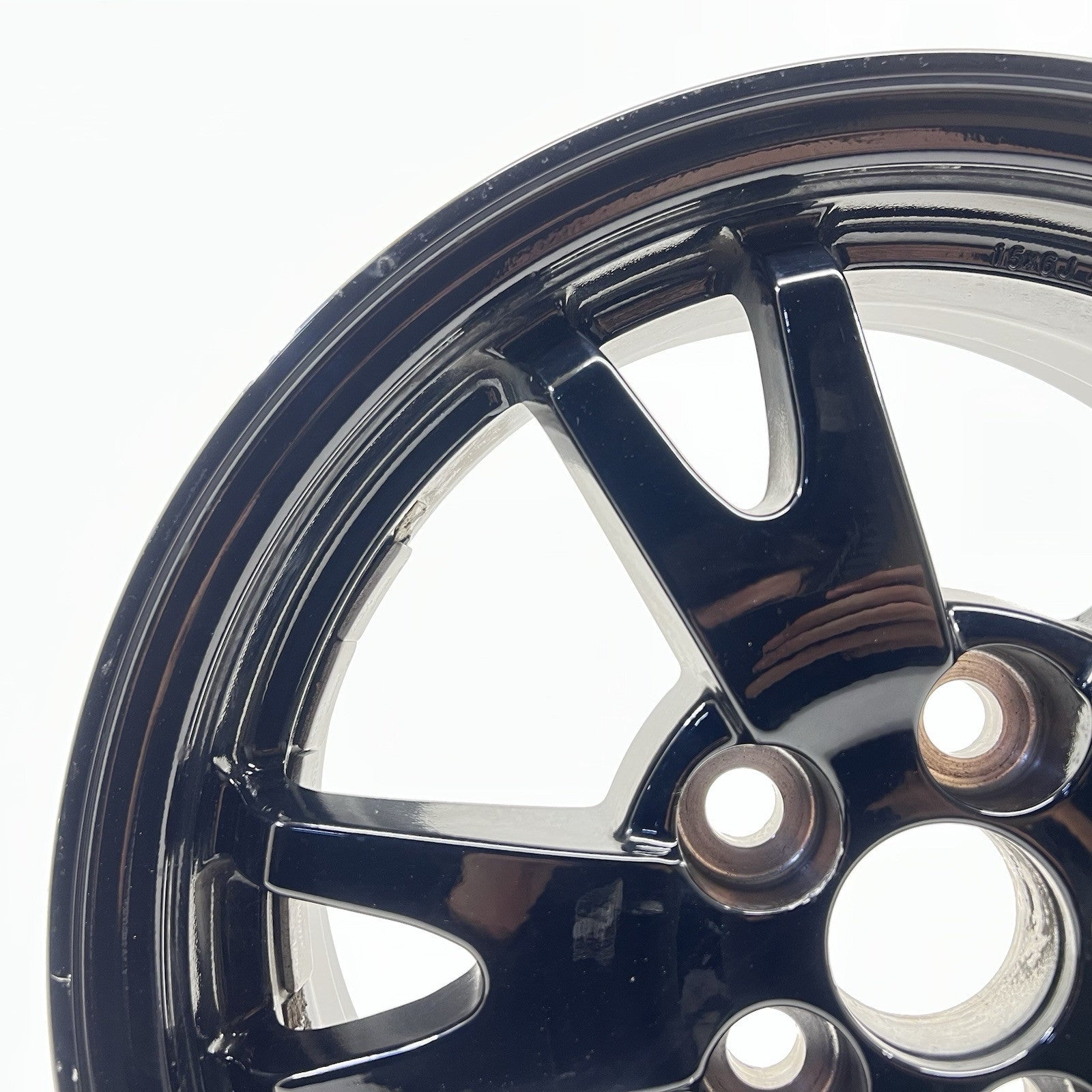 10-15 TOYOTA PRIUS WHEEL RIM 15x6 +45 OFFSET 5 SPLIT SPOKE BLACK FACTORY OEM
