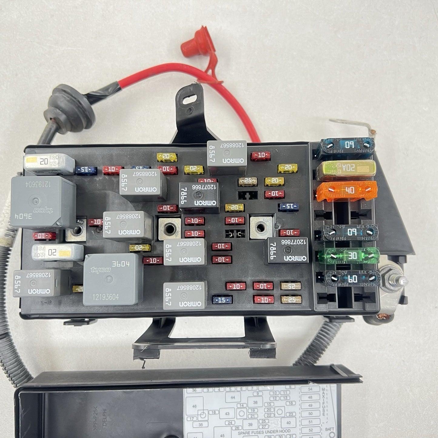 10443148 01-04 CHEVROLET CORVETTE C5 Z06 INTERIOR CABIN FUSE RELAY JUNCTION BOX OEM