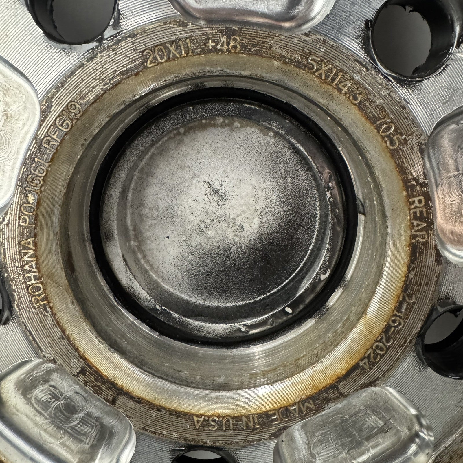 RFG19 ROHANA FORGED RFG19 TRINITY 3 PIECE WHEEL RIM WITH TIRE PARTIAL SET OF 3 *NOTE*