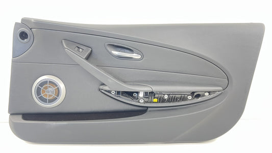 7458160 / 7 458 160 06-10 BMW M6 E63 E64 PASSENGER RIGHT DOOR PANEL TRIM LEATHER BLACK 7458160 OEM