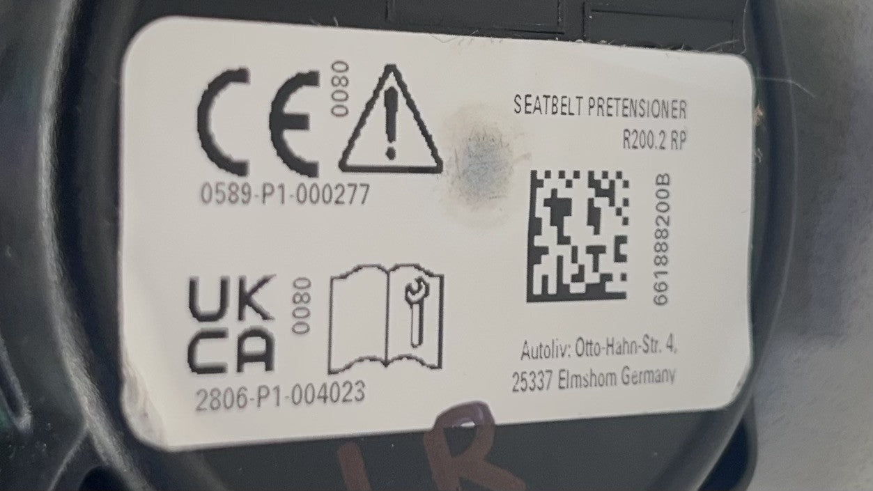 661888200B 24-25 FORD MUSTANG DARK HORSE DRIVER LEFT REAR SEATBELT SEAT BELT RETRACTOR OEM